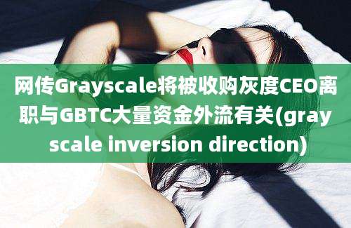 网传Grayscale将被收购灰度CEO离职与GBTC大量资金外流有关(gray scale inversion direction)