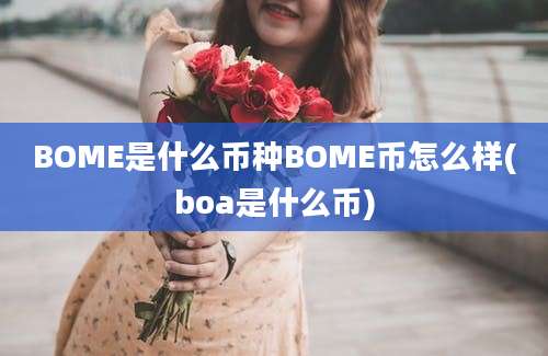 BOME是什么币种BOME币怎么样(boa是什么币)