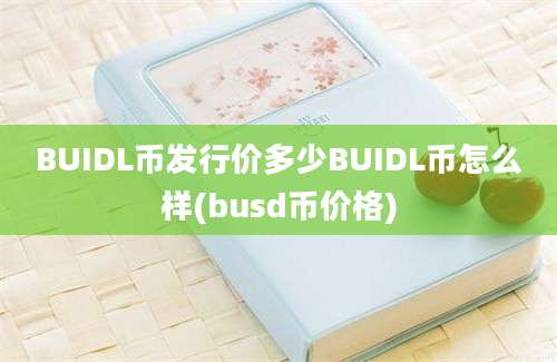 BUIDL币发行价多少BUIDL币怎么样(busd币价格)