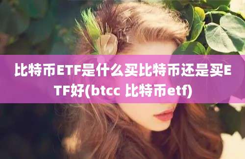 比特币ETF是什么买比特币还是买ETF好(btcc 比特币etf)