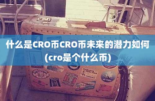 什么是CRO币CRO币未来的潜力如何(cro是个什么币)