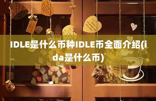 IDLE是什么币种IDLE币全面介绍(ida是什么币)