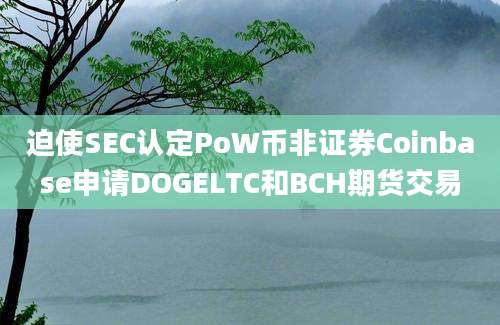 迫使SEC认定PoW币非证券Coinbase申请DOGELTC和BCH期货交易