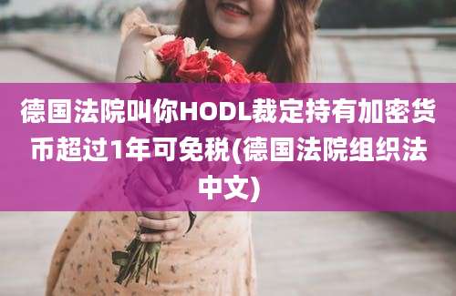 德国法院叫你HODL裁定持有加密货币超过1年可免税(德国法院组织法中文)