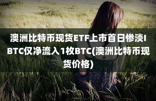 澳洲比特币现货ETF上市首日惨淡IBTC仅净流入1枚BTC(澳洲比特币现货价格)