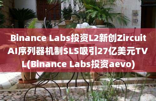 Binance Labs投资L2新创ZircuitAI序列器机制SLS吸引27亿美元TVL(Binance Labs投资aevo)