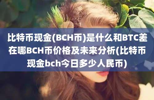 比特币现金(BCH币)是什么和BTC差在哪BCH币价格及未来分析(比特币现金bch今日多少人民币)