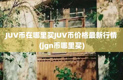 JUV币在哪里买JUV币价格最新行情(jgn币哪里买)