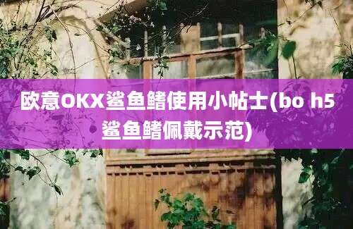 欧意OKX鲨鱼鳍使用小帖士(bo h5鲨鱼鳍佩戴示范)