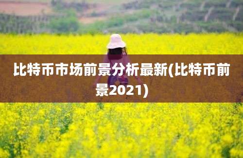 比特币市场前景分析最新(比特币前景2021)