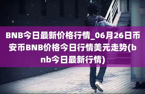 BNB今日最新价格行情_06月26日币安币BNB价格今日行情美元走势(bnb今日最新行情)