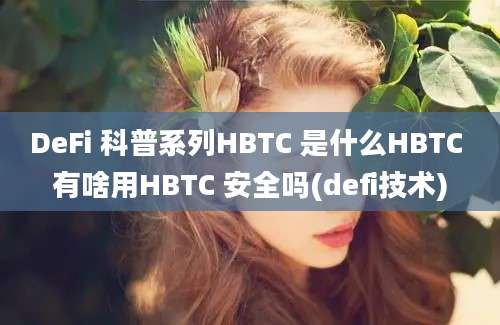 DeFi 科普系列HBTC 是什么HBTC 有啥用HBTC 安全吗(defi技术)