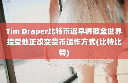 Tim Draper比特币迟早将被全世界接受他正改变货币运作方式(比特比特)