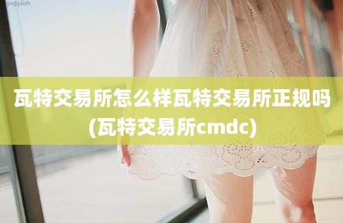 瓦特交易所怎么样瓦特交易所正规吗(瓦特交易所cmdc)