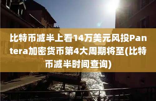 比特币减半上看14万美元风投Pantera加密货币第4大周期将至(比特币减半时间查询)