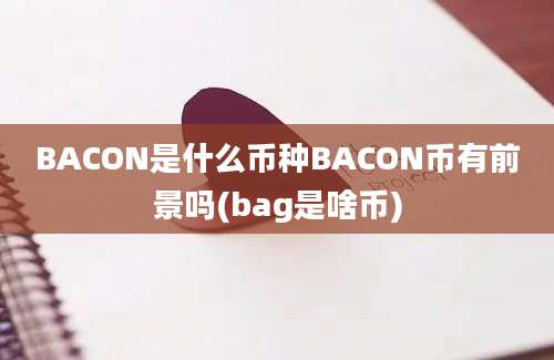 BACON是什么币种BACON币有前景吗(bag是啥币)