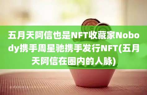 五月天阿信也是NFT收藏家Nobody携手周星驰携手发行NFT(五月天阿信在圈内的人脉)