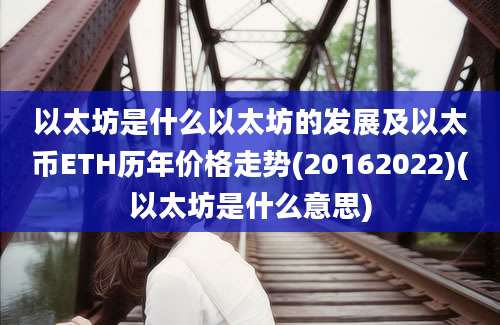 以太坊是什么以太坊的发展及以太币ETH历年价格走势(20162022)(以太坊是什么意思)