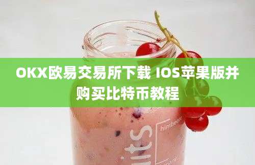 OKX欧易交易所下载 IOS苹果版并购买比特币教程