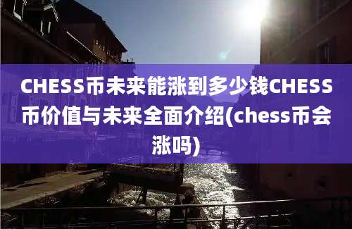 CHESS币未来能涨到多少钱CHESS币价值与未来全面介绍(chess币会涨吗)