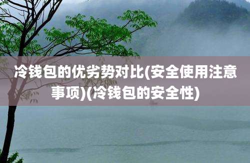 冷钱包的优劣势对比(安全使用注意事项)(冷钱包的安全性)