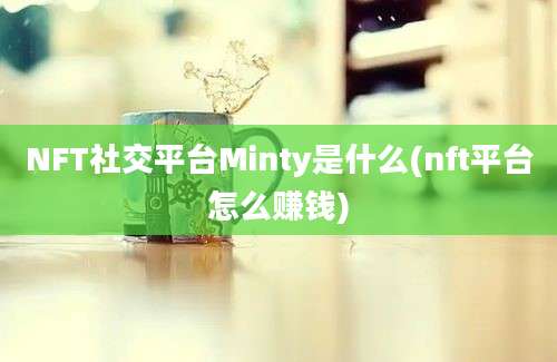 NFT社交平台Minty是什么(nft平台怎么赚钱)