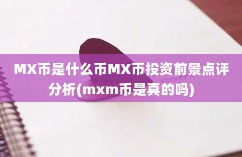 MX币是什么币MX币投资前景点评分析(mxm币是真的吗)