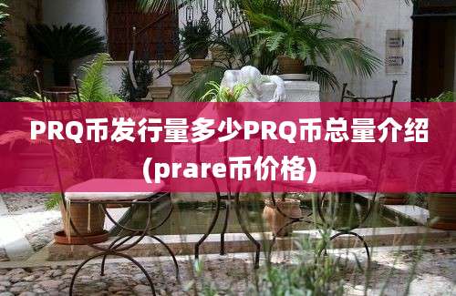 PRQ币发行量多少PRQ币总量介绍(prare币价格)