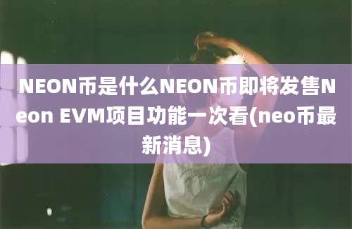 NEON币是什么NEON币即将发售Neon EVM项目功能一次看(neo币最新消息)