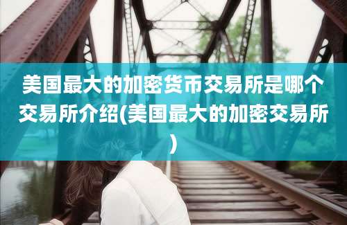 美国最大的加密货币交易所是哪个交易所介绍(美国最大的加密交易所)