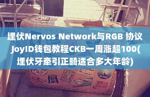 埋伏Nervos Network与RGB 协议 JoyID钱包教程CKB一周涨超100(埋伏牙牵引正畸适合多大年龄)