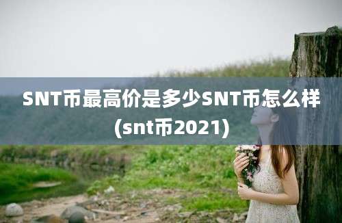 SNT币最高价是多少SNT币怎么样(snt币2021)