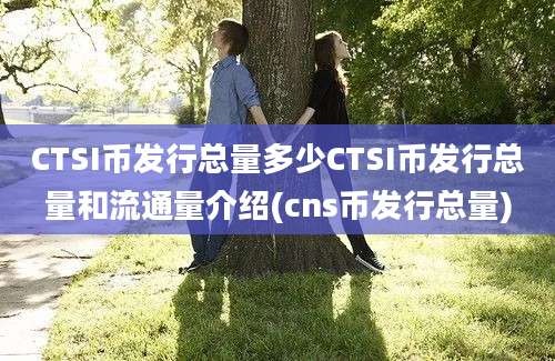 CTSI币发行总量多少CTSI币发行总量和流通量介绍(cns币发行总量)