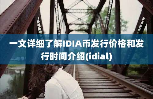 一文详细了解IDIA币发行价格和发行时间介绍(idial)