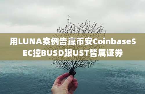 用LUNA案例告赢币安CoinbaseSEC控BUSD跟UST皆属证券