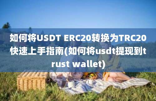 如何将USDT ERC20转换为TRC20快速上手指南(如何将usdt提现到trust wallet)