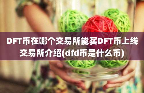 DFT币在哪个交易所能买DFT币上线交易所介绍(dfd币是什么币)