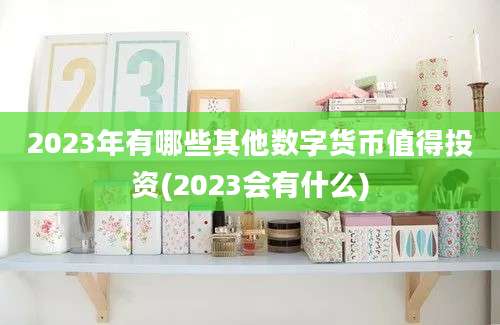 2023年有哪些其他数字货币值得投资(2023会有什么)