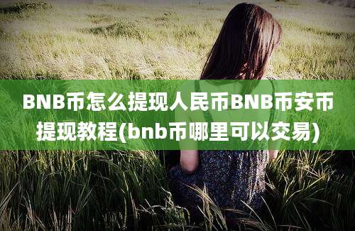 BNB币怎么提现人民币BNB币安币提现教程(bnb币哪里可以交易)