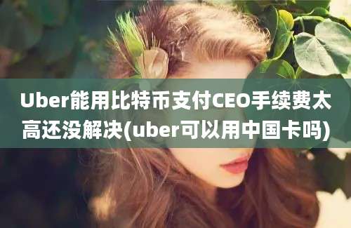 Uber能用比特币支付CEO手续费太高还没解决(uber可以用中国卡吗)