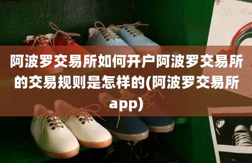 阿波罗交易所如何开户阿波罗交易所的交易规则是怎样的(阿波罗交易所app)