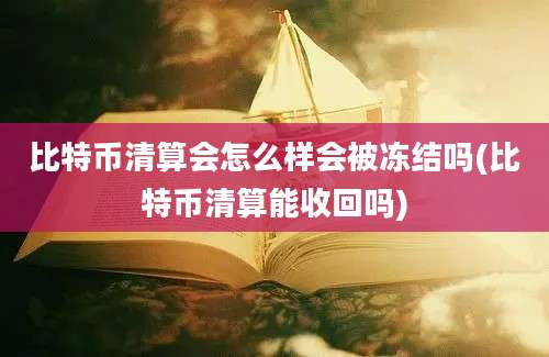 比特币清算会怎么样会被冻结吗(比特币清算能收回吗)