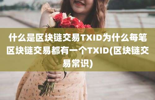 什么是区块链交易TXID为什么每笔区块链交易都有一个TXID(区块链交易常识)