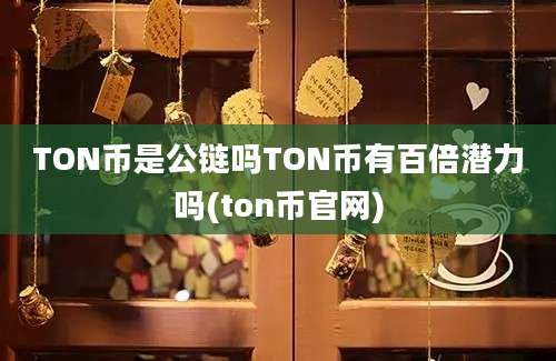 TON币是公链吗TON币有百倍潜力吗(ton币官网)