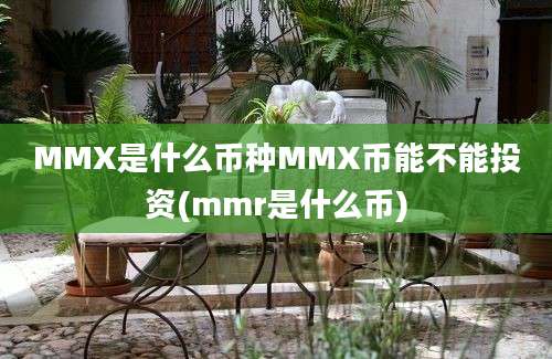 MMX是什么币种MMX币能不能投资(mmr是什么币)