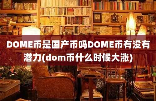 DOME币是国产币吗DOME币有没有潜力(dom币什么时候大涨)