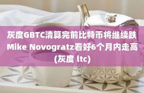 灰度GBTC清算完前比特币将继续跌Mike Novogratz看好6个月内走高(灰度 ltc)