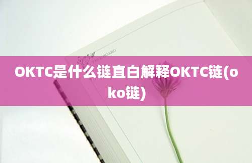 OKTC是什么链直白解释OKTC链(oko链)