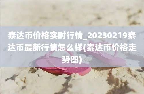 泰达币价格实时行情_20230219泰达币最新行情怎么样(泰达币价格走势图)