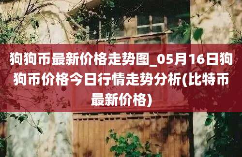 狗狗币最新价格走势图_05月16日狗狗币价格今日行情走势分析(比特币最新价格)